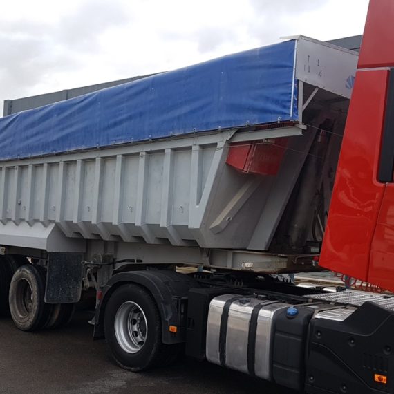 TrucksTorres SEMIRREMOLQUE BASCULANTE LECIÑENA 2 EJES